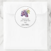 Zelfgemaakt voor uw druif label (Tas)