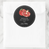 Zelfgemaakt voor uw granaatappel label (Tas)