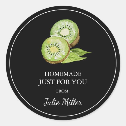 Zelfgemaakt voor uw kiwi label (Voorkant)