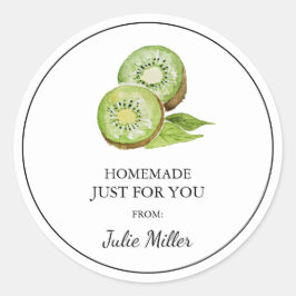 Zelfgemaakt voor uw kiwi label