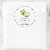 Zelfgemaakt voor uw kokosnoot label (Tas)