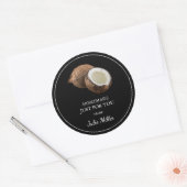 Zelfgemaakt voor uw kokosnoot label (Envelop)