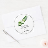 Zelfgemaakt voor uw komkommer label (Envelop)