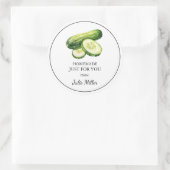 Zelfgemaakt voor uw komkommer label (Tas)