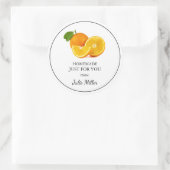 Zelfgemaakt voor uw oranje label (Tas)