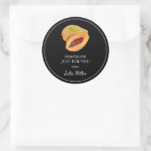 Zelfgemaakt voor uw papaya label (Tas)