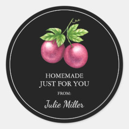 Zelfgemaakt voor uw passievrucht label