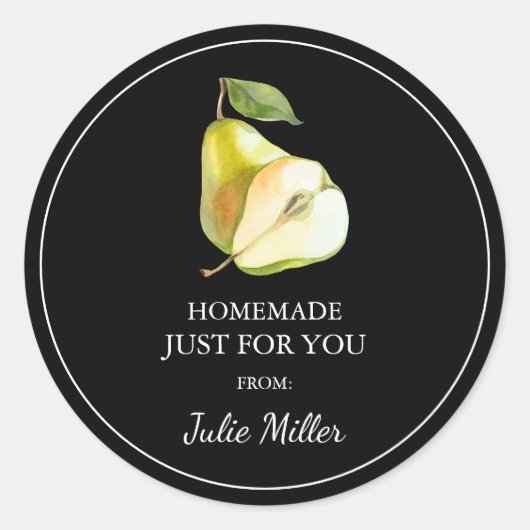 Zelfgemaakt voor uw peer label (Voorkant)