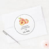 Zelfgemaakt voor uw perzik label (Envelop)