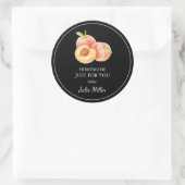 Zelfgemaakt voor uw perzik label (Tas)