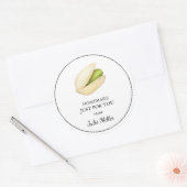 Zelfgemaakt voor uw pistache label (Envelop)