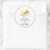 Zelfgemaakt voor uw pistache label (Tas)