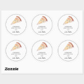 Zelfgemaakt voor uw pizza label (Vel)