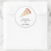 Zelfgemaakt voor uw pizza label (Tas)