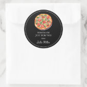 Zelfgemaakt voor uw pizza label (Tas)