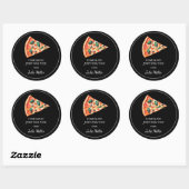 Zelfgemaakt voor uw pizza label (Vel)