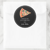 Zelfgemaakt voor uw pizza label (Tas)