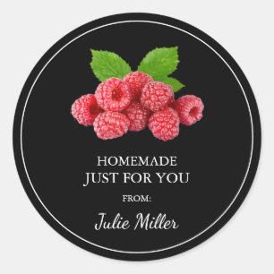 Zelfgemaakt voor uw raspberry label
