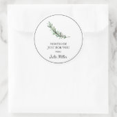 Zelfgemaakt voor uw rozemarijn label (Tas)