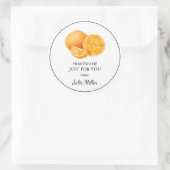 Zelfgemaakt voor uw tangerine label (Tas)