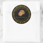  Zelfgemaakt Walnut Extract Label L Zwart (Tas)