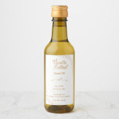 Zelfgemaakte Aangepaste Vanille Extract Rechthoek  Wijn Etiket (Voorkant)