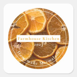 Zelfgemaakte Aanpasbare Marmelade Jam Sticker