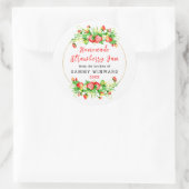 Zelfgemaakte aardbeienjam inblikken label (Tas)