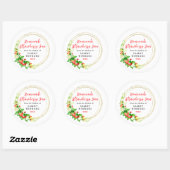 Zelfgemaakte aardbeienjam inblikken label (Vel)