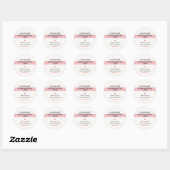 Zelfgemaakte Aardbeienjam Inmaaksticker Ronde Sticker (Vel)