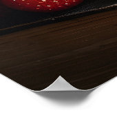 Zelfgemaakte aardbeienjam poster (Hoek)