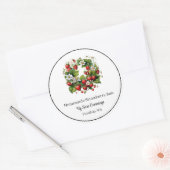 Zelfgemaakte Aardbeienjam Stickers (Envelop)