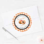 Zelfgemaakte Abrikozenjam Etiket Sticker (Envelop)