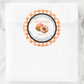 Zelfgemaakte Abrikozenjam Etiket Sticker (Tas)
