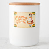 Zelfgemaakte Abrikozenjam - Vintage Voedselcontainer Etiket (Voorkant)