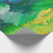 Zelfgemaakte abstracte achtergrond: abstract, acry cadeaupapier (Hoek)