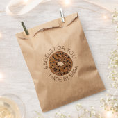 Zelfgemaakte Alles Bagels Eten Gebakken Gemaakt Do Bedankzakje (Geknipt)