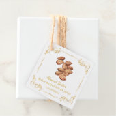  zelfgemaakte amandelboter Square Hang Label (In situ)