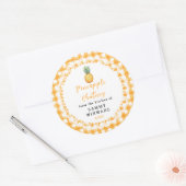 Zelfgemaakte Ananas Chutney Pot Etiket (Envelop)