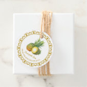 Zelfgemaakte Ananas Jam Hang Label l Wit (In situ)