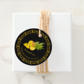 Zelfgemaakte Ananas Jam Hang Label l Zwart (In situ)