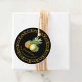 Zelfgemaakte Ananas Jam Hang Label l Zwart (In situ)