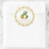 Zelfgemaakte Ananas Jam Label L Wit (Tas)