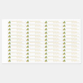 Zelfgemaakte Ananas Jam Thin Label (Vel)