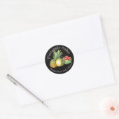 Zelfgemaakte Ananas Salsa Voedsel Etiket voor Thui (Envelop)
