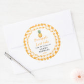 Zelfgemaakte Ananasbroodcake Etiket (Envelop)