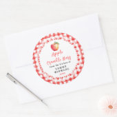 Zelfgemaakte Appel Crumble Reep Label (Envelop)