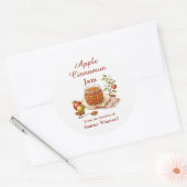 Zelfgemaakte Appel Kaneel Jam Gift Label (Envelop)