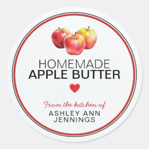 Zelfgemaakte Appelboter Label Vanuit de Keuken V