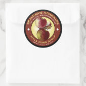 Zelfgemaakte appelcider siroop label Sjabloon (Tas)